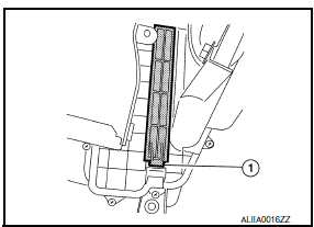 Nissan Maxima. IN-CABIN MICROFILTER