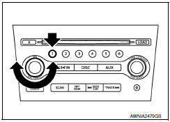 Nissan Maxima. VERSIONS DISPLAY FUNCTION