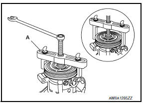 Nissan Maxima. Removal and Installation for Compressor Clutch